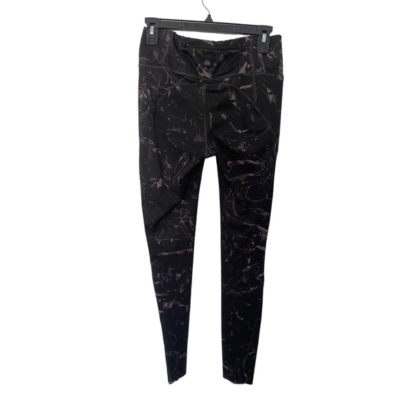 Athleta Velocity Stash Pocket Marble Black 7/8 Tight - Picture 4 of 10